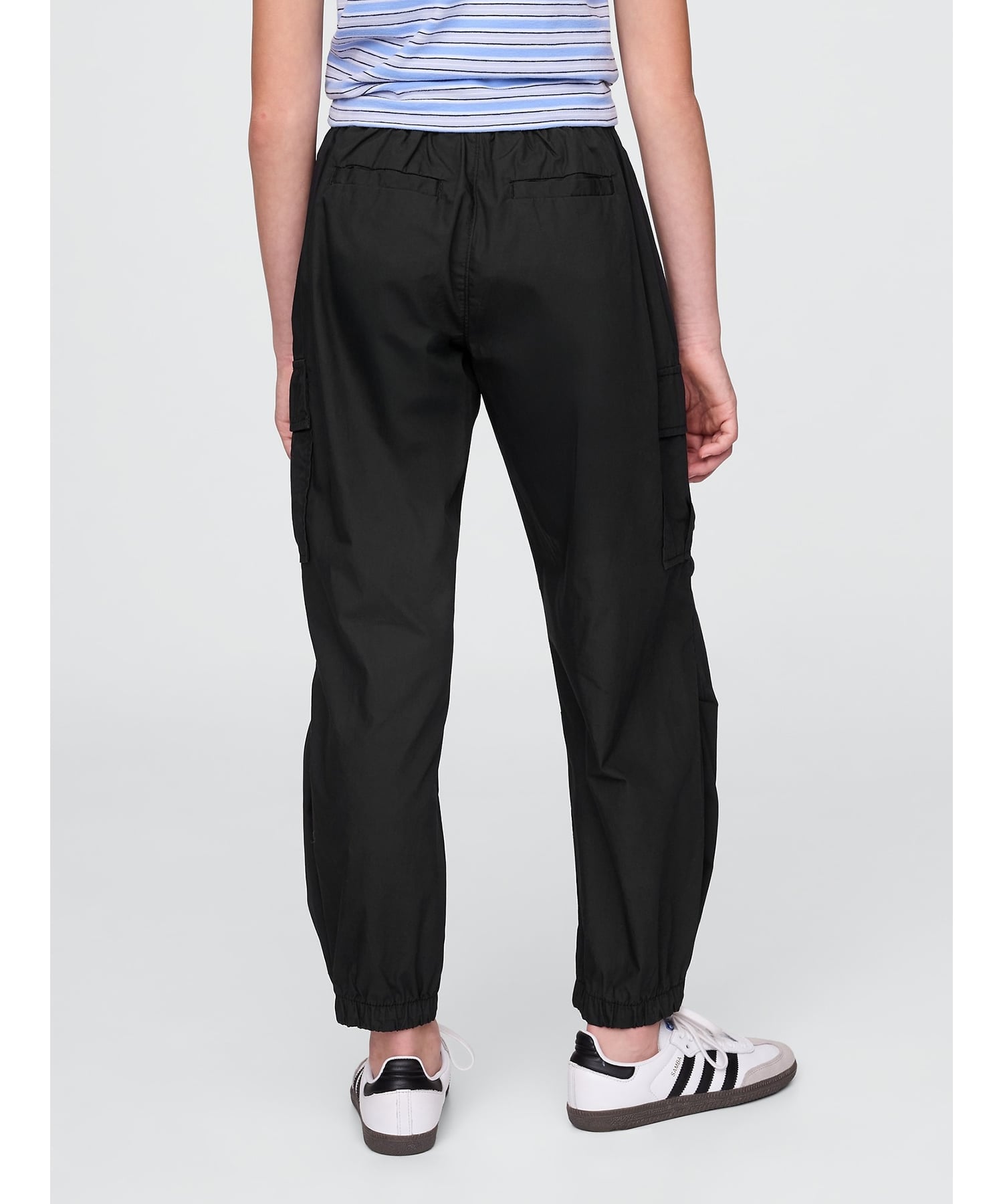 (K) Легкоходные парашютные брюки Easy Cargo (детские) GAP, MOONLESS_NIGHT — фото 2