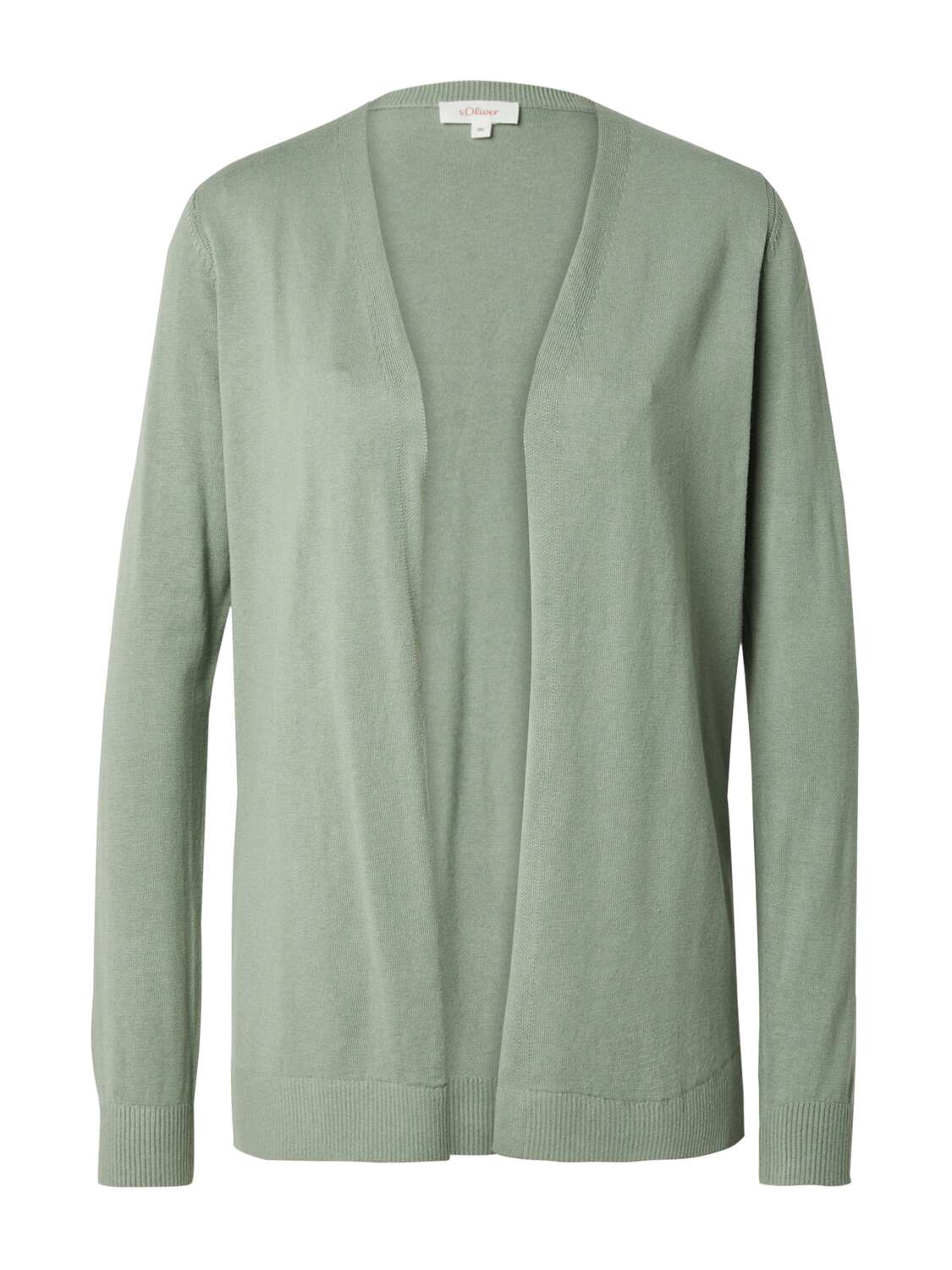 

s.Oliver Кардиган из трикотажа в пастельно-зеленом цвете