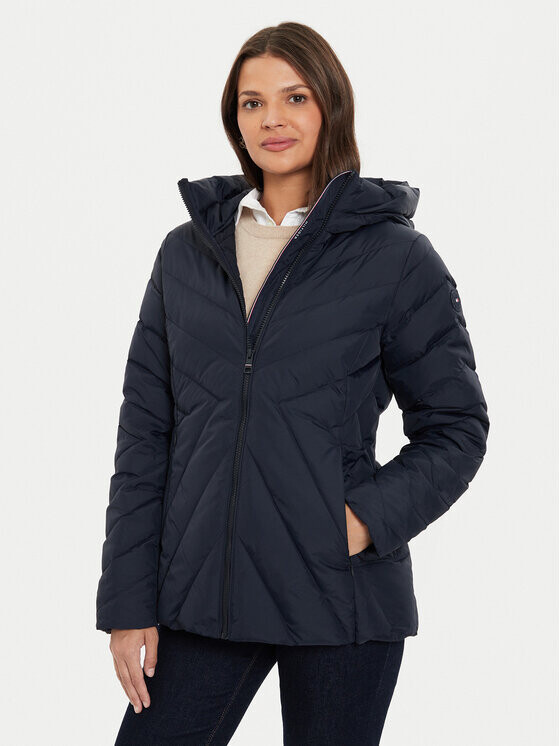 

Пуховик regular fit Tommy Hilfiger, синий