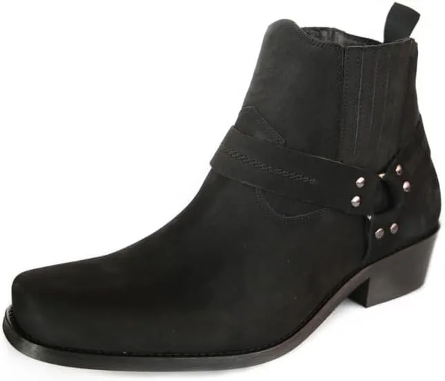 Мужские кожаные сапоги Hollert Cowboy Model 2000, черный