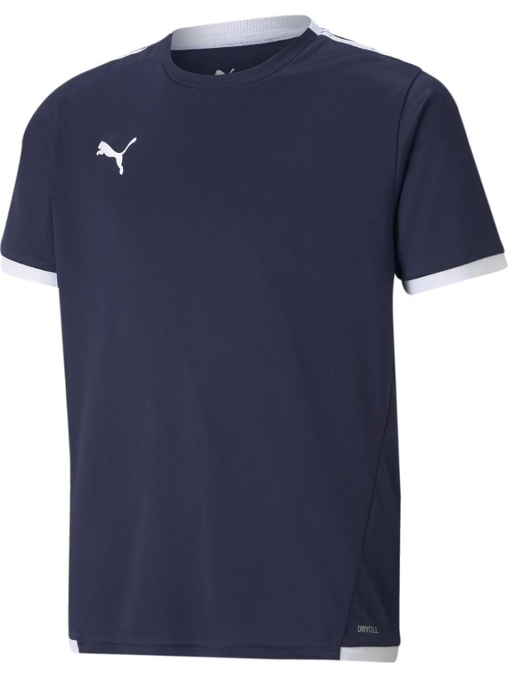 

Спортивная футболка "TeamLIGA Jersey Jr" синего цвета Puma