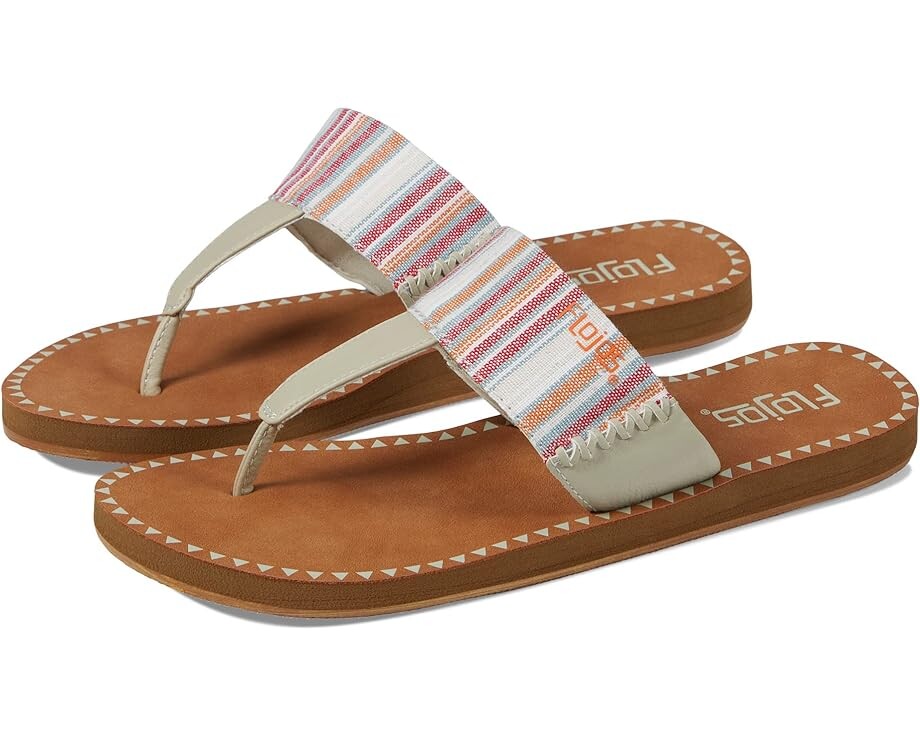 

Сандалии Flojos Grace Serape, цвет Ivory Multi/Tan