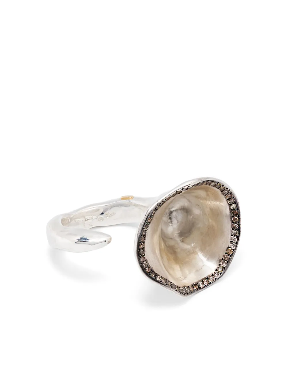 

Серебряное кольцо Saxo с бриллиантами Rosa Maria, серебяный