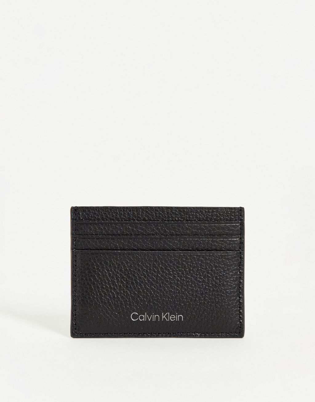 

Черный кожаный картхолдер Calvin Klein