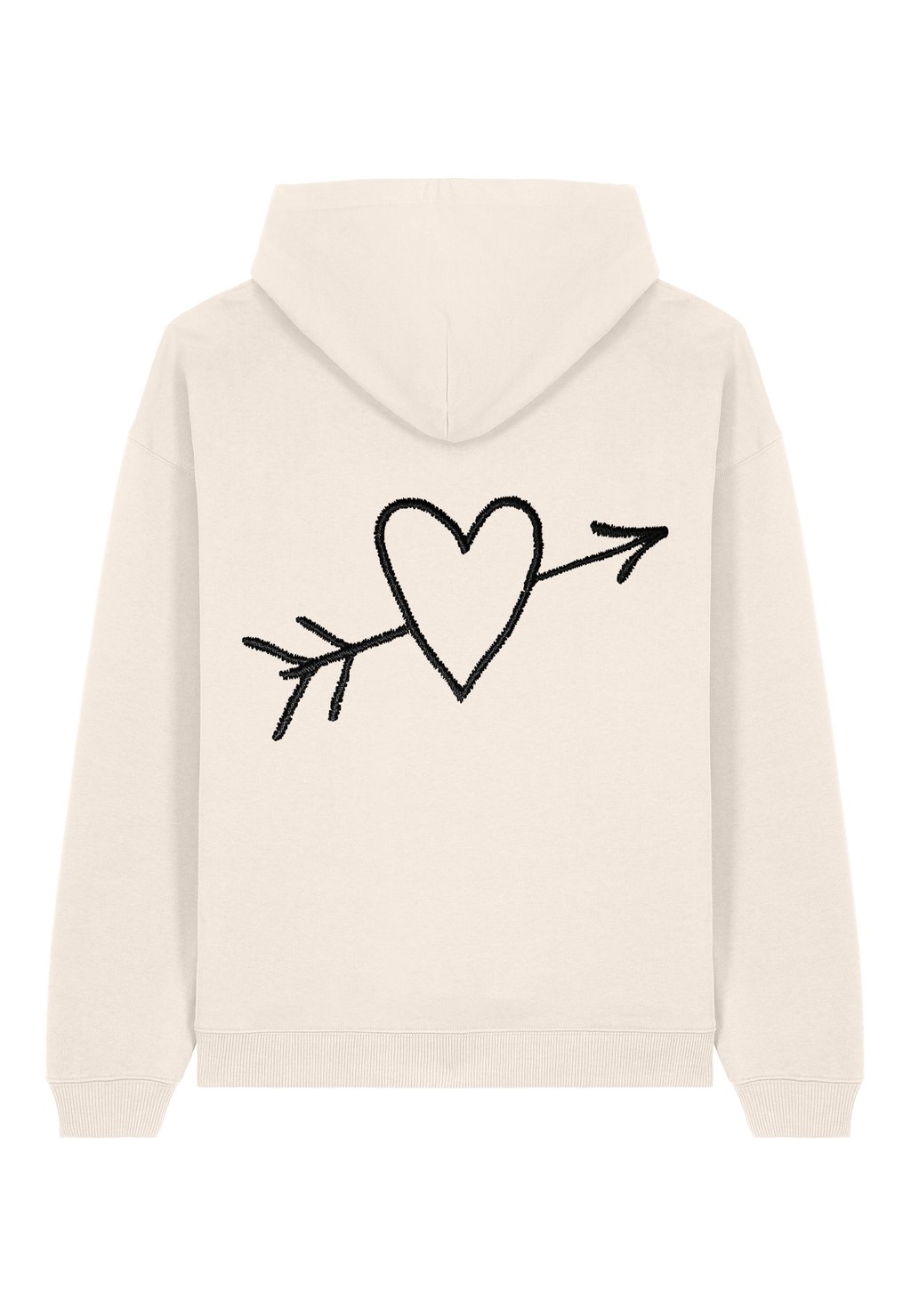 

Толстовка EL AMOR BACK EMBROIDERY UNISEX - Hoodie Mira Paris, кремовый
