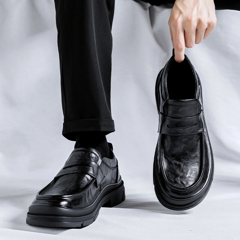 Туфли мужские Men"s Casual Men Low-Top Xiaotoulang, коричневый — фото 3
