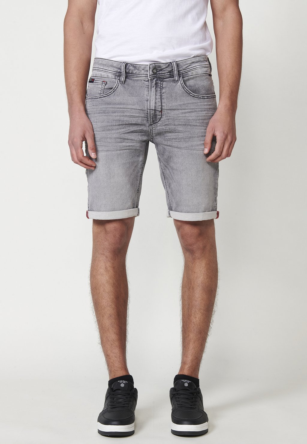 

Джинсовые шорты Koroshi, цвет Denim Gris Grey Denim