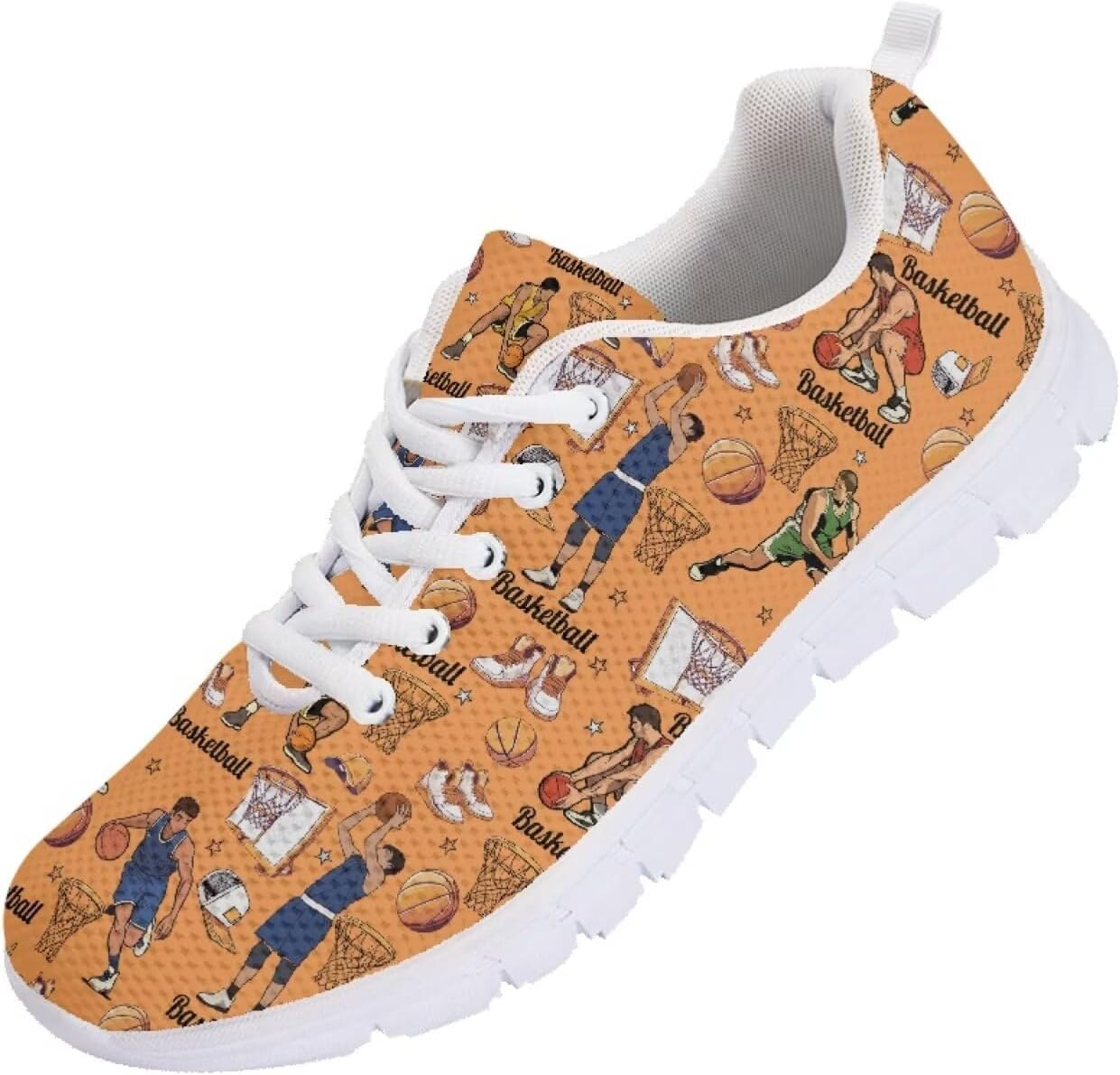 

Мужские кроссовки Forchrinse для бега с шнуровкой, легкие спортивные теннисные кроссовки для ходьбы, Basketball