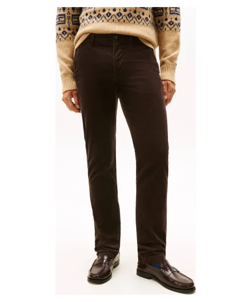 

Вельветовые брюки-чинос Denton Straight fit Tommy Hilfiger, коричневый