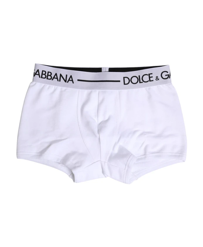 

Удобные хлопковые боксерские шорты Dolce & Gabbana, белый