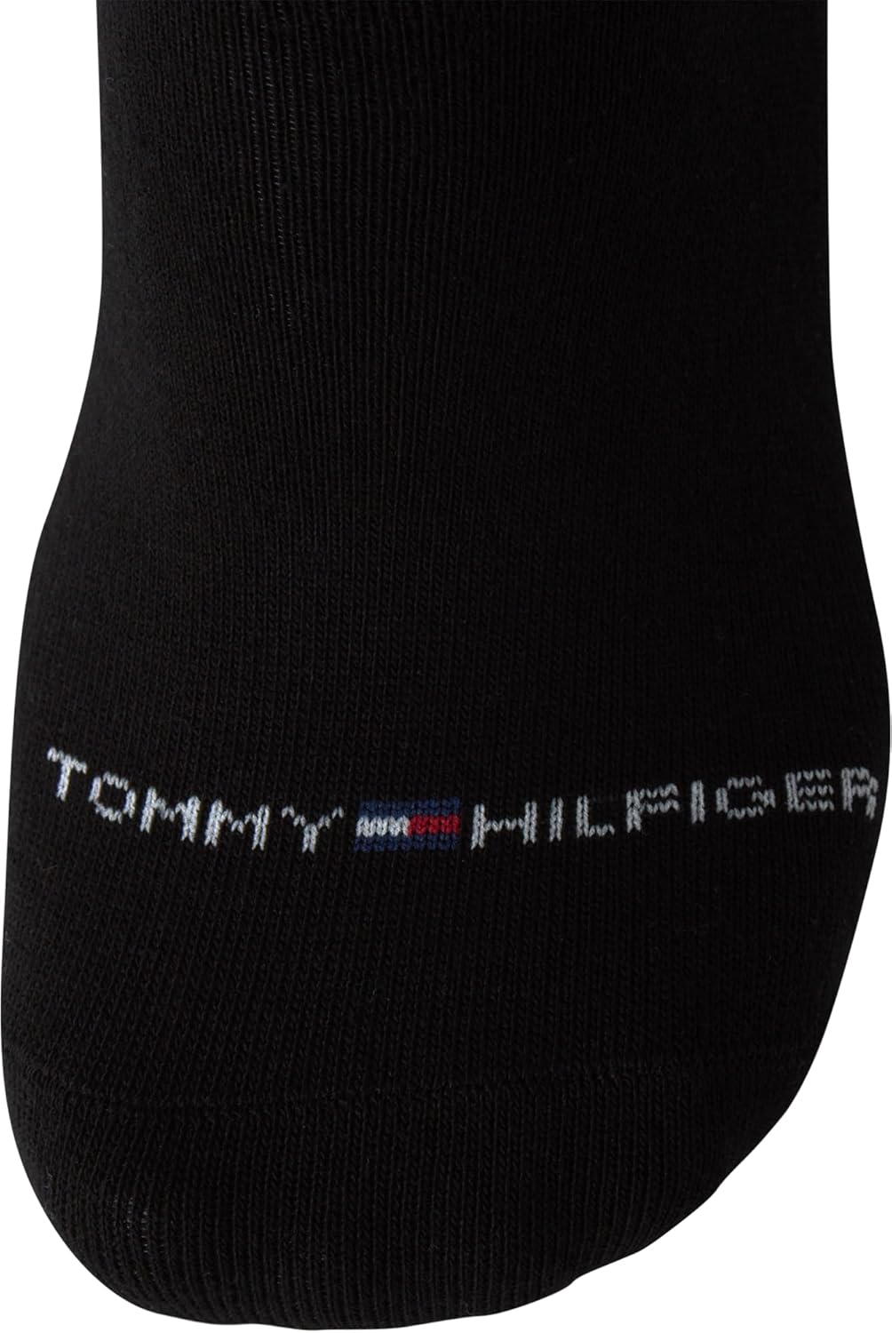 Мужские носки Tommy Hilfiger No Show Socks - 3 пары мягких хлопковых носков для мужчин - ультракороткие вкладыши для лоферов и кроссовок, All Black — фото 4