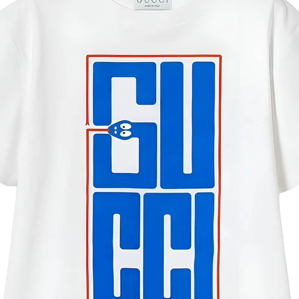 Детская футболка с круглым вырезом GUCCI, White — фото 4