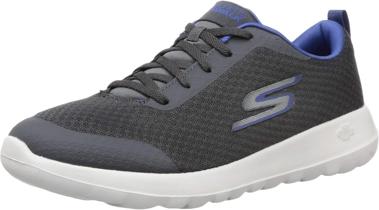 Мужские кроссовки Skechers Gowalk Max для спортивных тренировок и ходьбы с амортизирующей вставкой с воздушным охлаждением, синий — фото 2