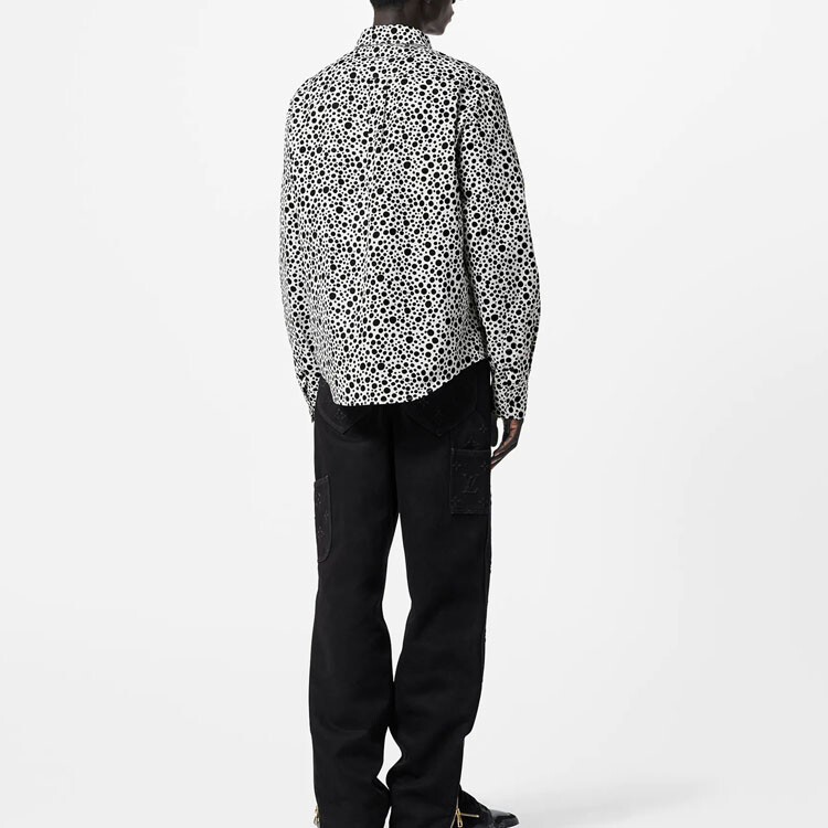 Yayoi Kusama X Yayoi Kusama Рубашка мужская белая Louis Vuitton, белый — фото 4