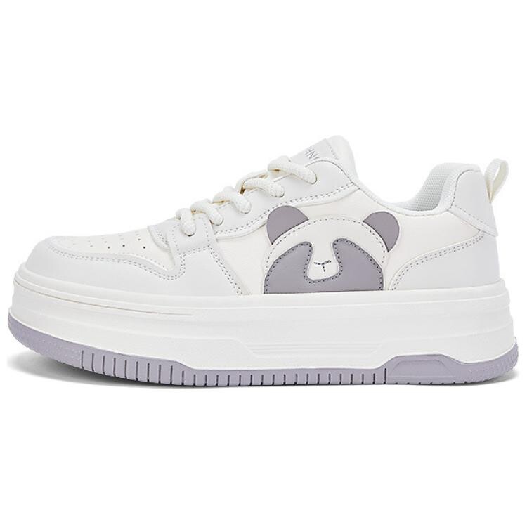 

Кеды DAPHNE Skateboard Shoes Women's Low-Top, бежевый/черный