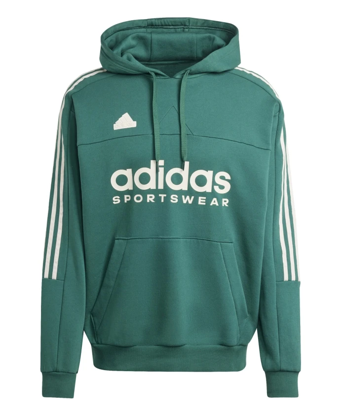 

Толстовка с капюшоном Adidas, зеленый