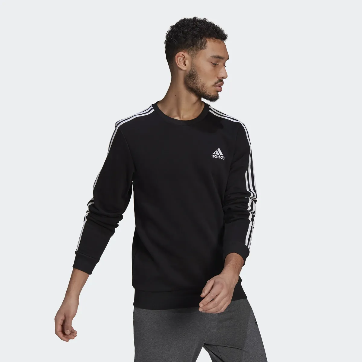 

Толстовка Adidas Sportswear "ESSENTIALS FLEECE 3-STRIPES", белый