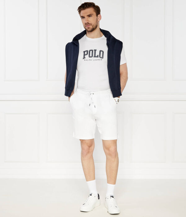 Шорты Regular fit frotinis audinys Polo Ralph Lauren, белый — фото 2