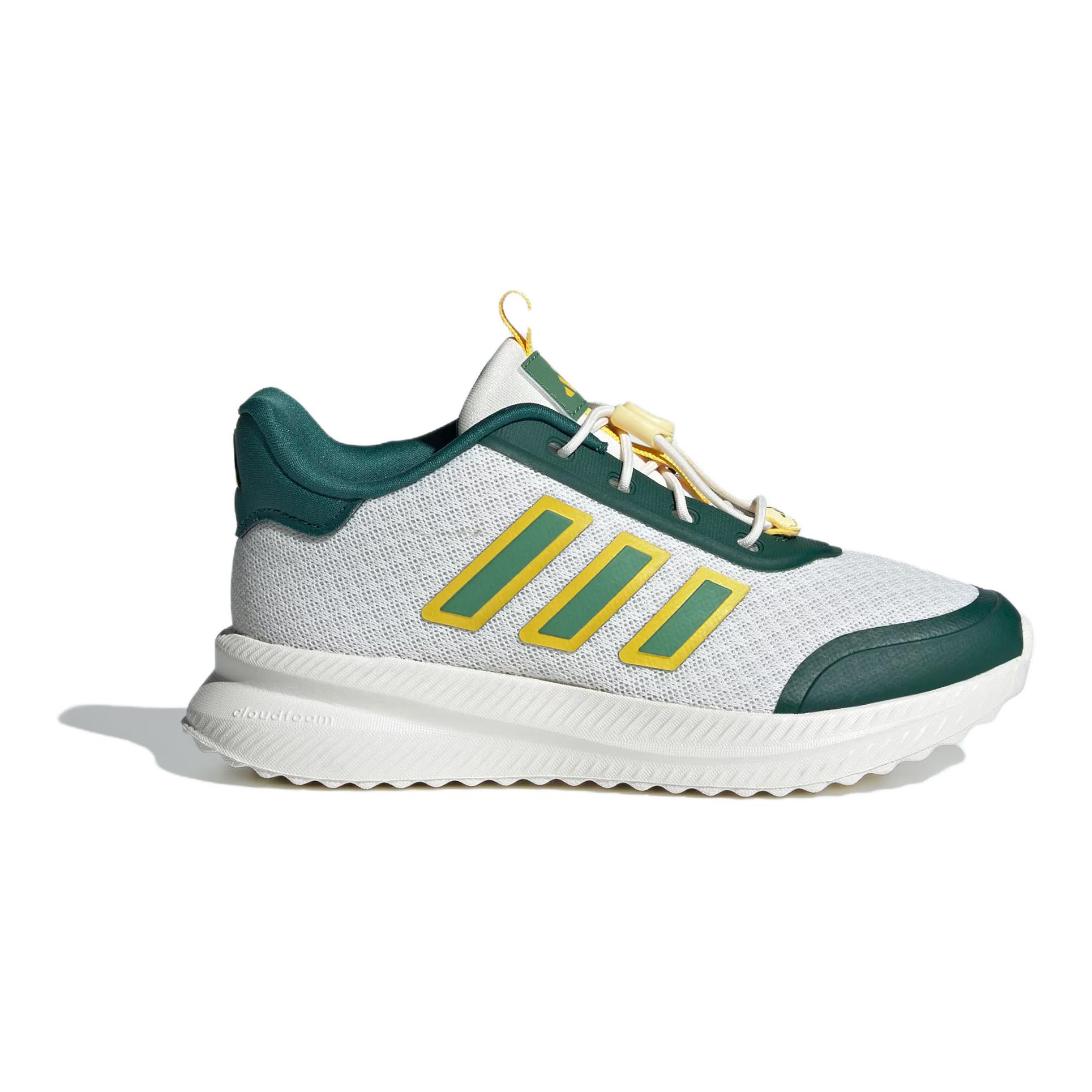 Adidas X_PLRPATH Нескользящие, упругие и дышащие низкие детские кроссовки для повседневной носки, белые, зеленые, детские — фото 2