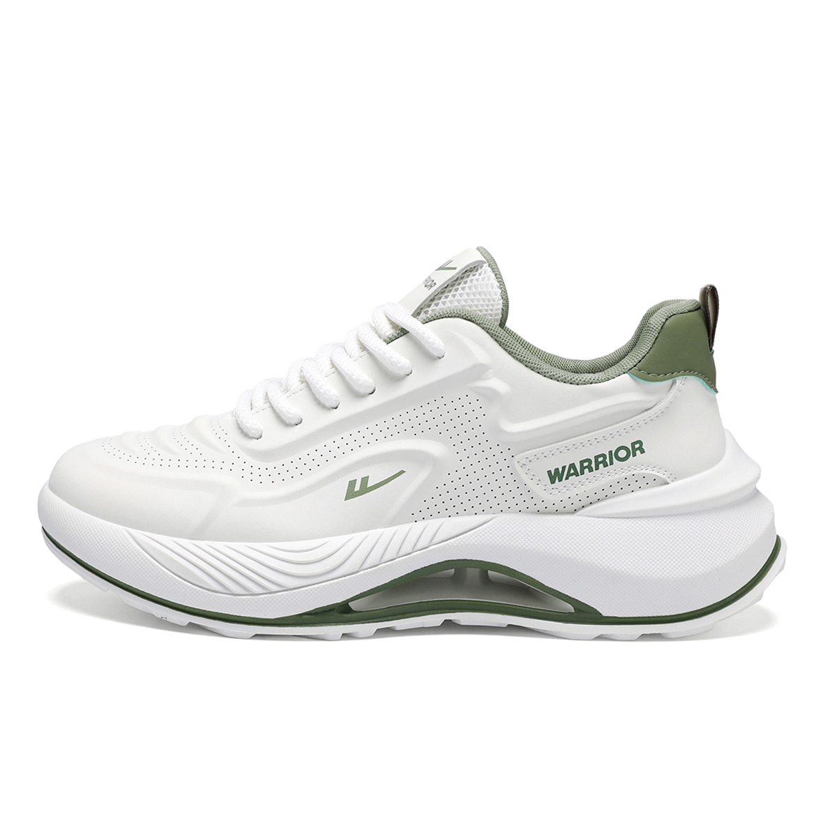 

Ботинки зимние Year Of The Horse Limited Edition мужские WARRIOR, белый/зеленый (low-top unlined)