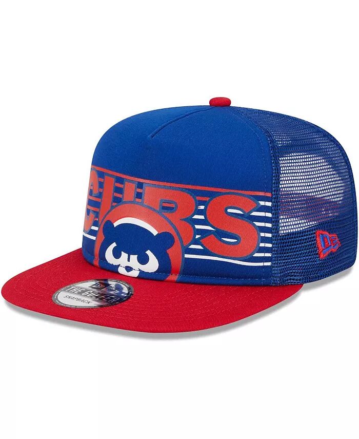 

Мужская кепка Snapback Royal Chicago Cubs Speed ​​Golfer Trucker New Era, синий