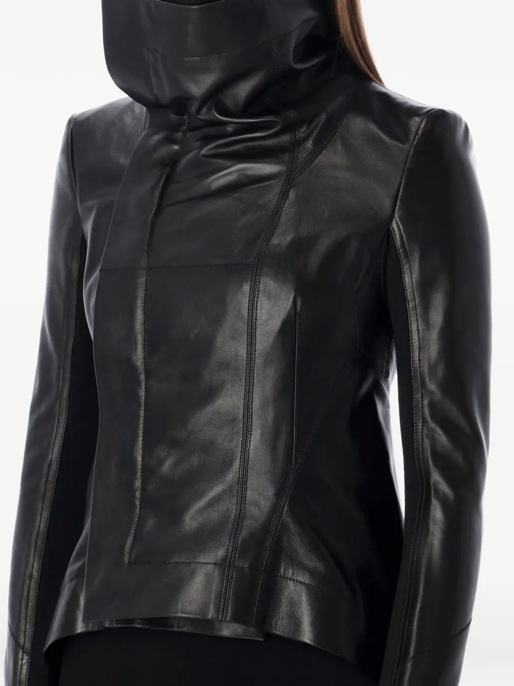Куртка-косуха naska Rick Owens, черный — фото 3