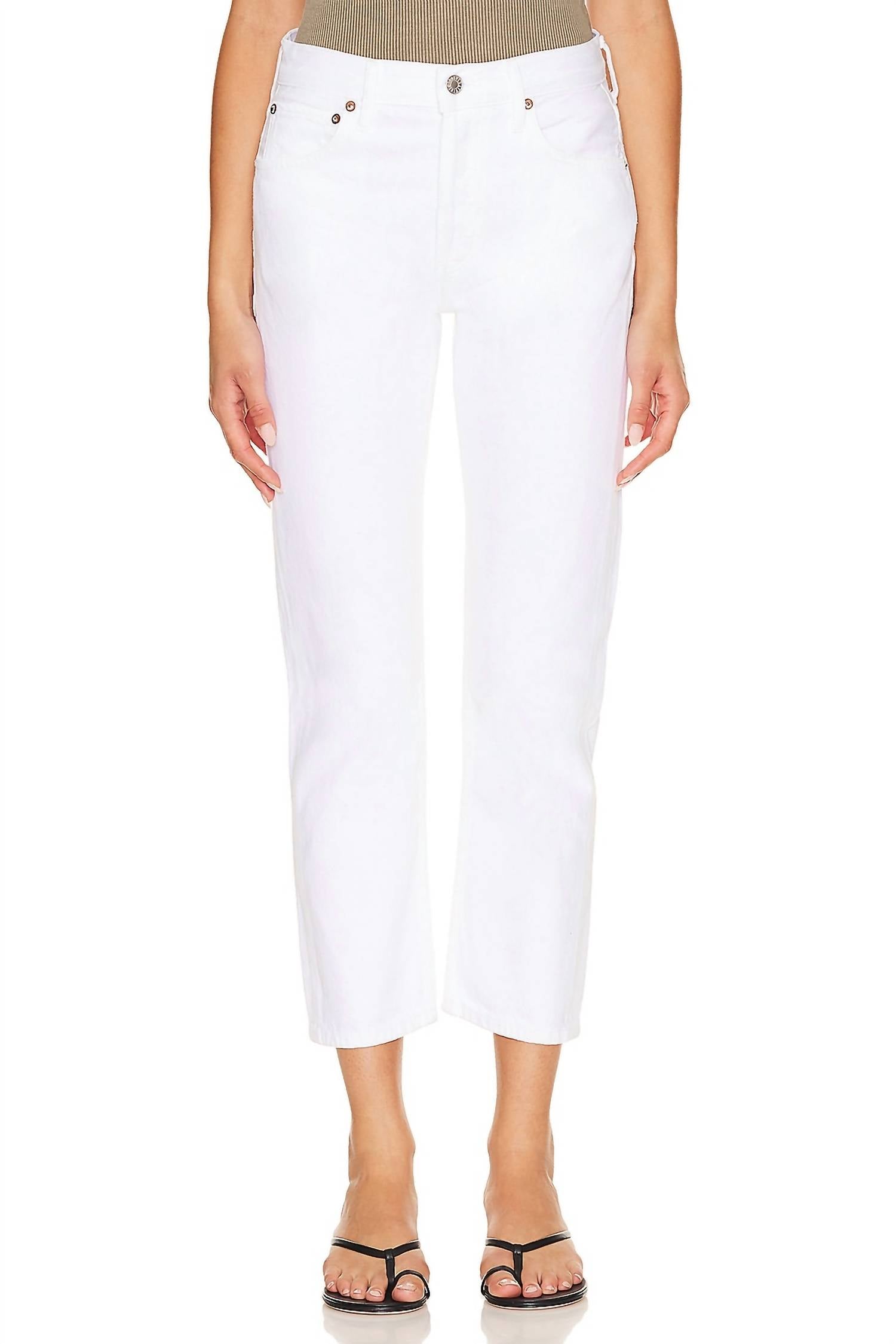 

Джинсы Parker Jean Easy Straight в цвете Milkshake AGOLDE