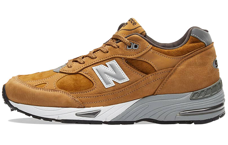 

Кроссовки мужские NB 991 средней высоты, песочные/белые/серые New Balance