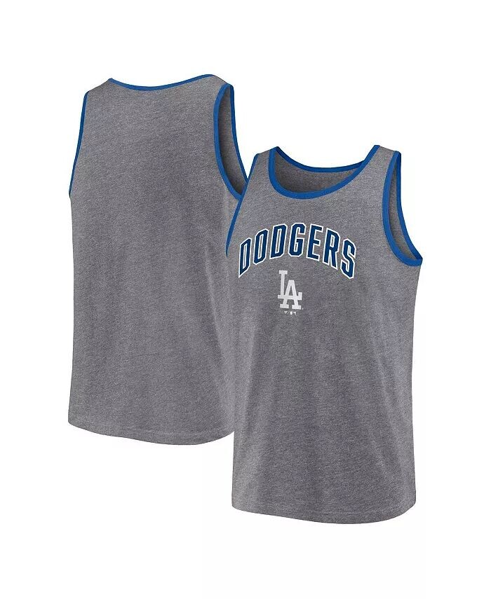 

Мужская майка Los Angeles Dodgers Heather Grey Primary Fanatics, серый