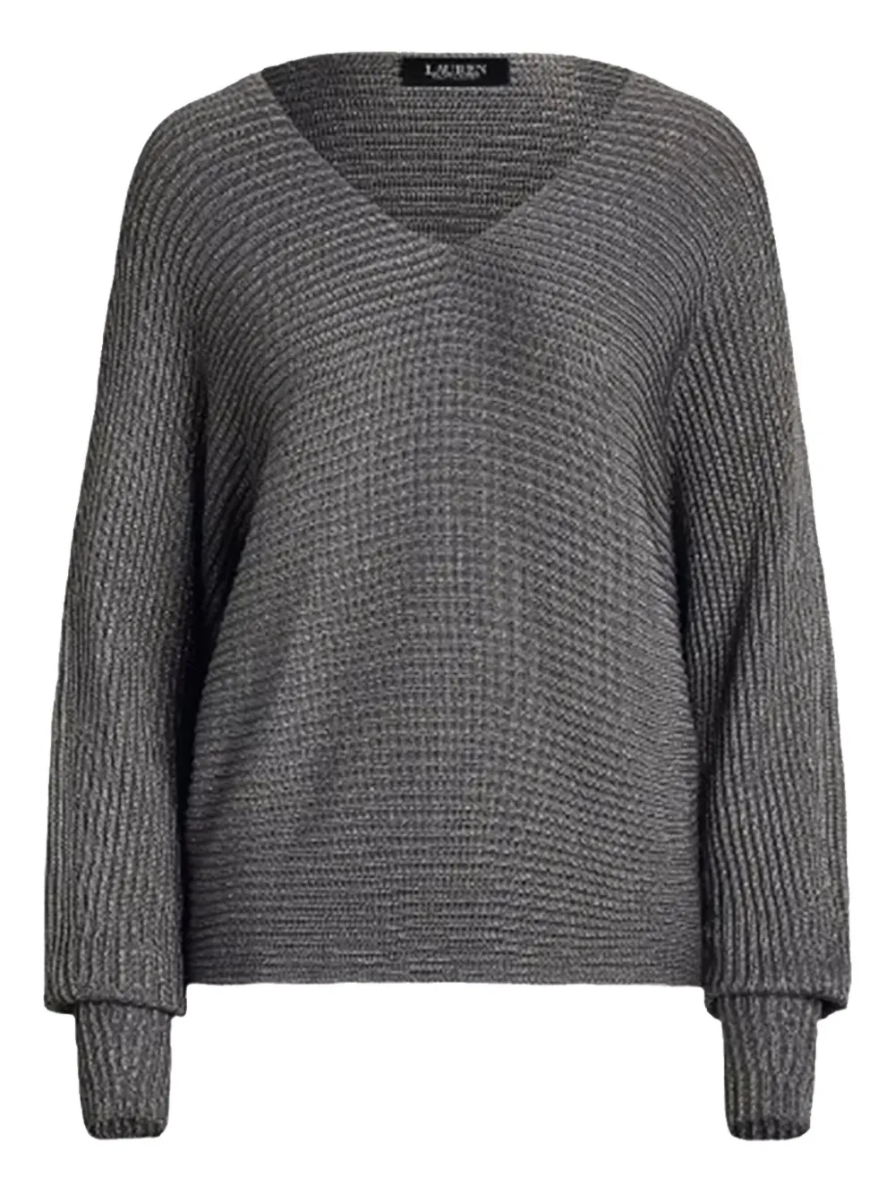 

Джемпер с V-образным вырезом и длинными рукавами Lauren Ralph Lauren, серый