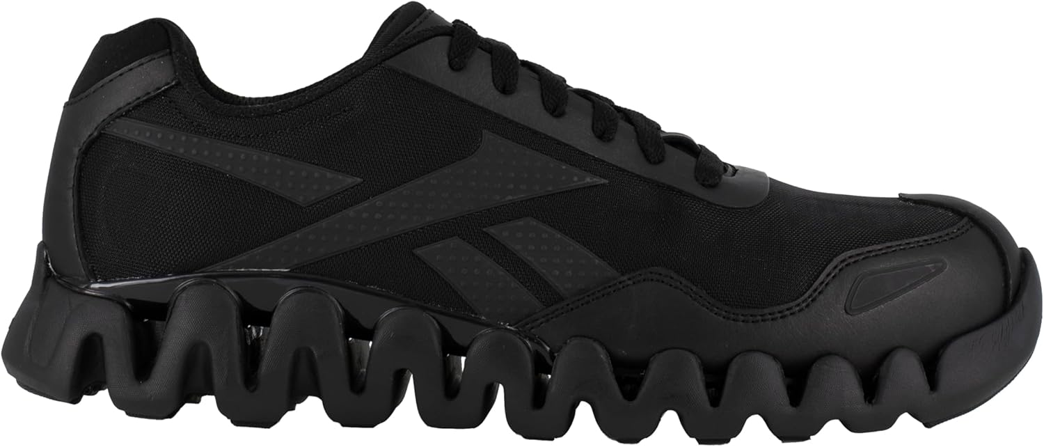 Мужские рабочие кроссовки Reebok Work Zig Pulse с защитным носком EH, черный — фото 2