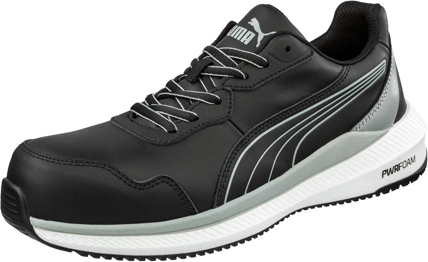 Мужские защитные кроссовки PUMA Zoom Low S3S ESD, защитный носок, противоскользящая подошва, легкие, черный
