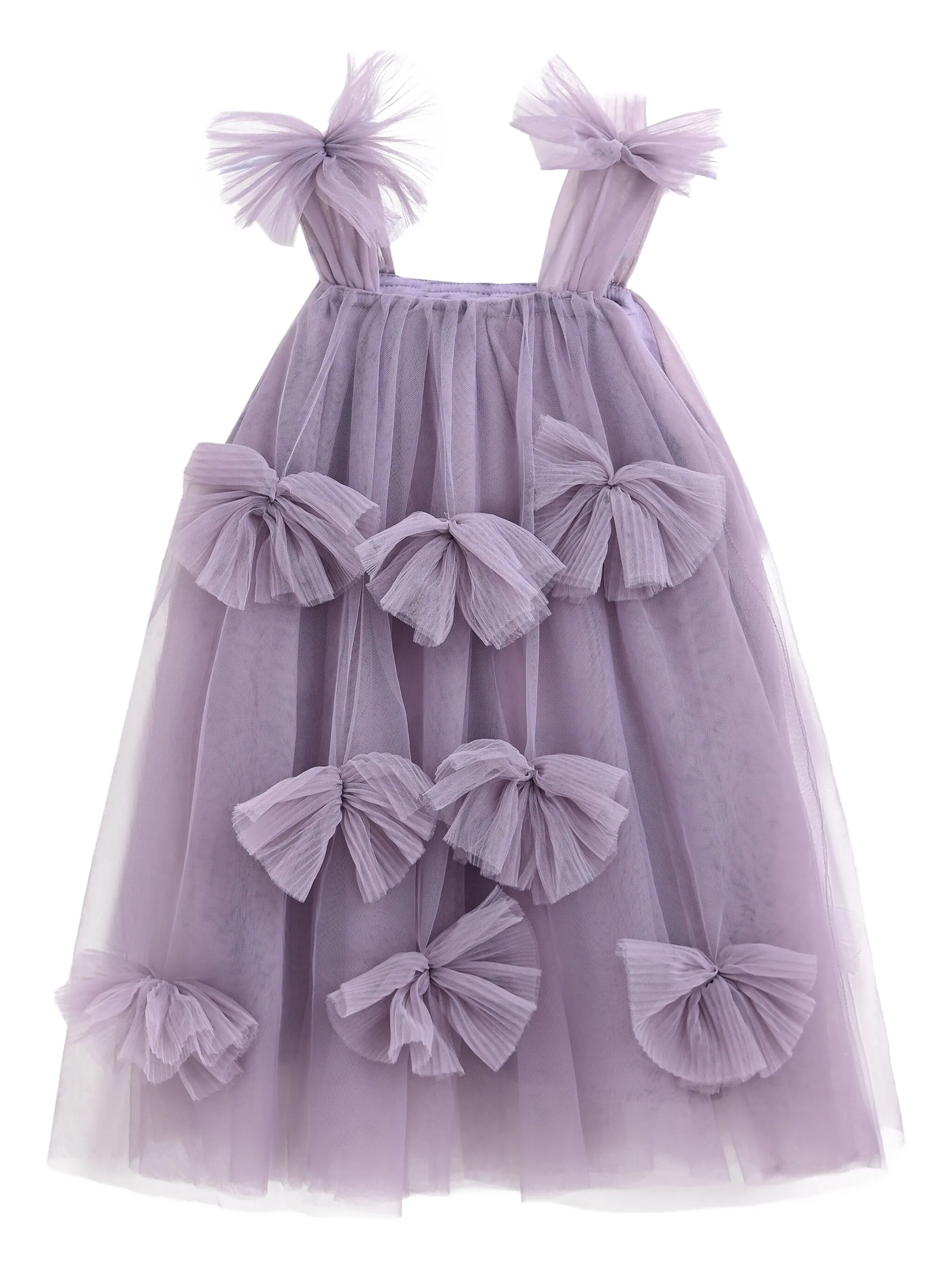 

Платье из тюля с бантом Mimi Tutu, фиолетовый