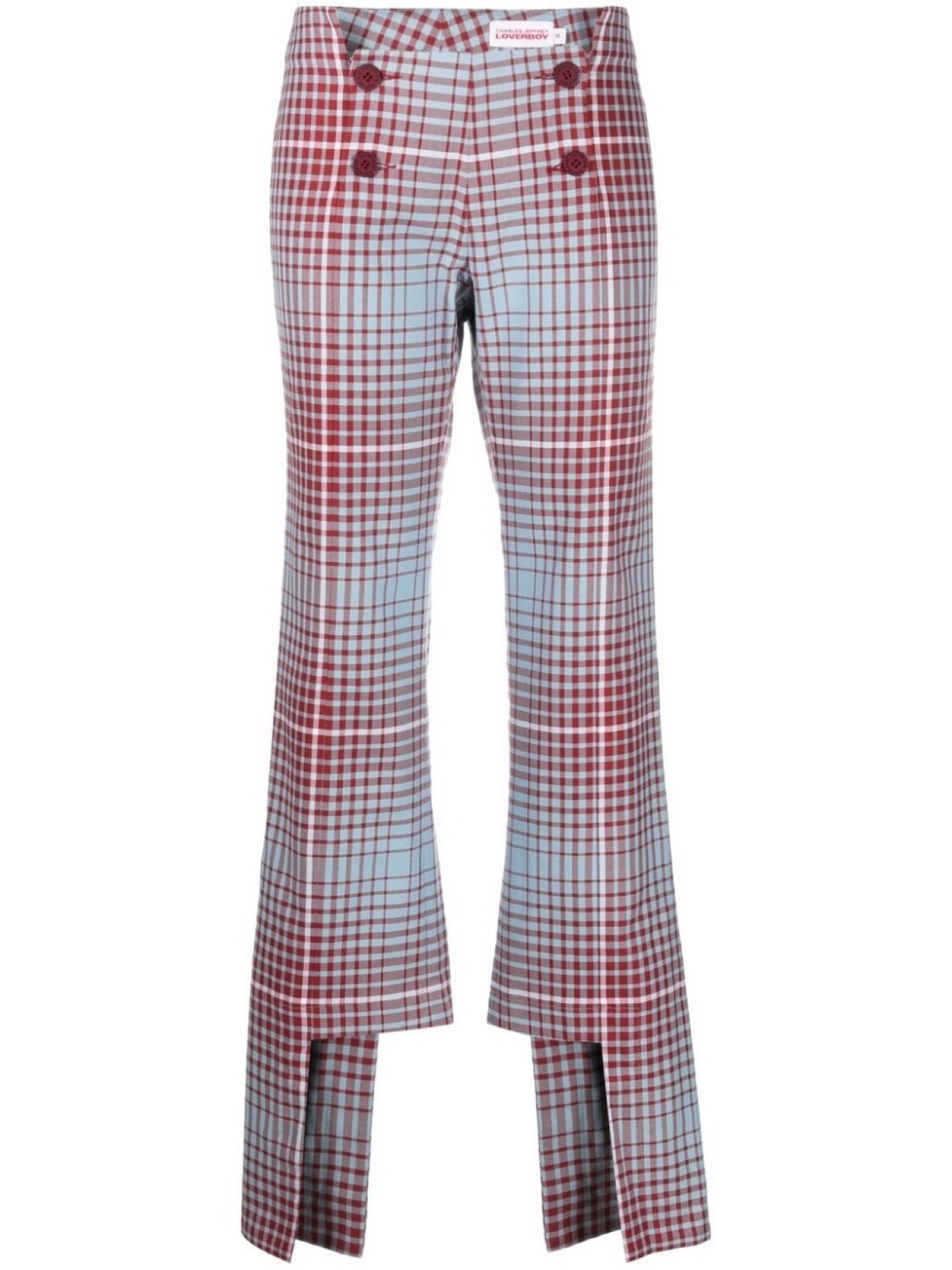 

Charles Jeffrey Loverboy брюки в клетку, синий