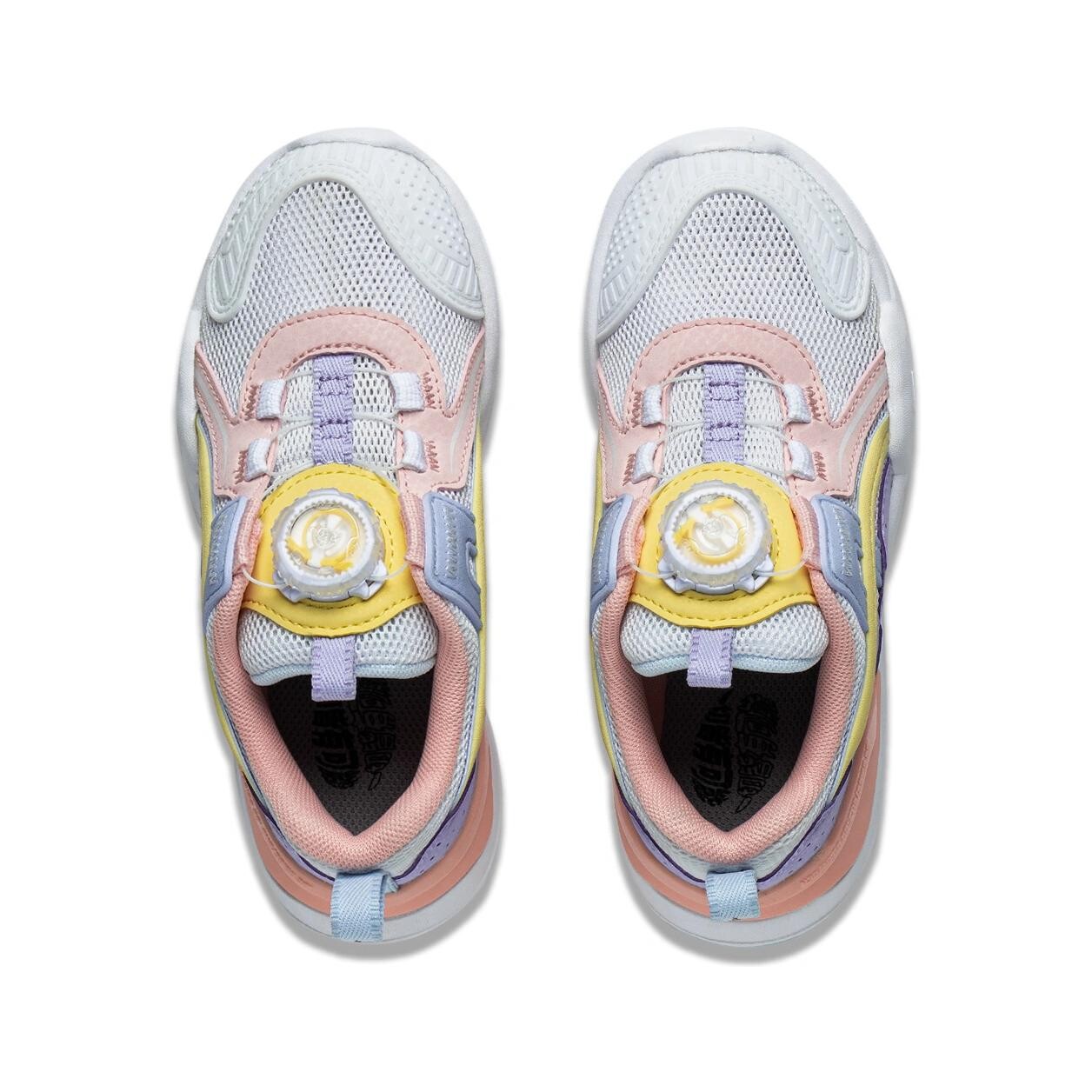 Кроссовки LINING YOUNG Kids Lifestyle Shoes PS Low-top White/purple/pink — фото 3