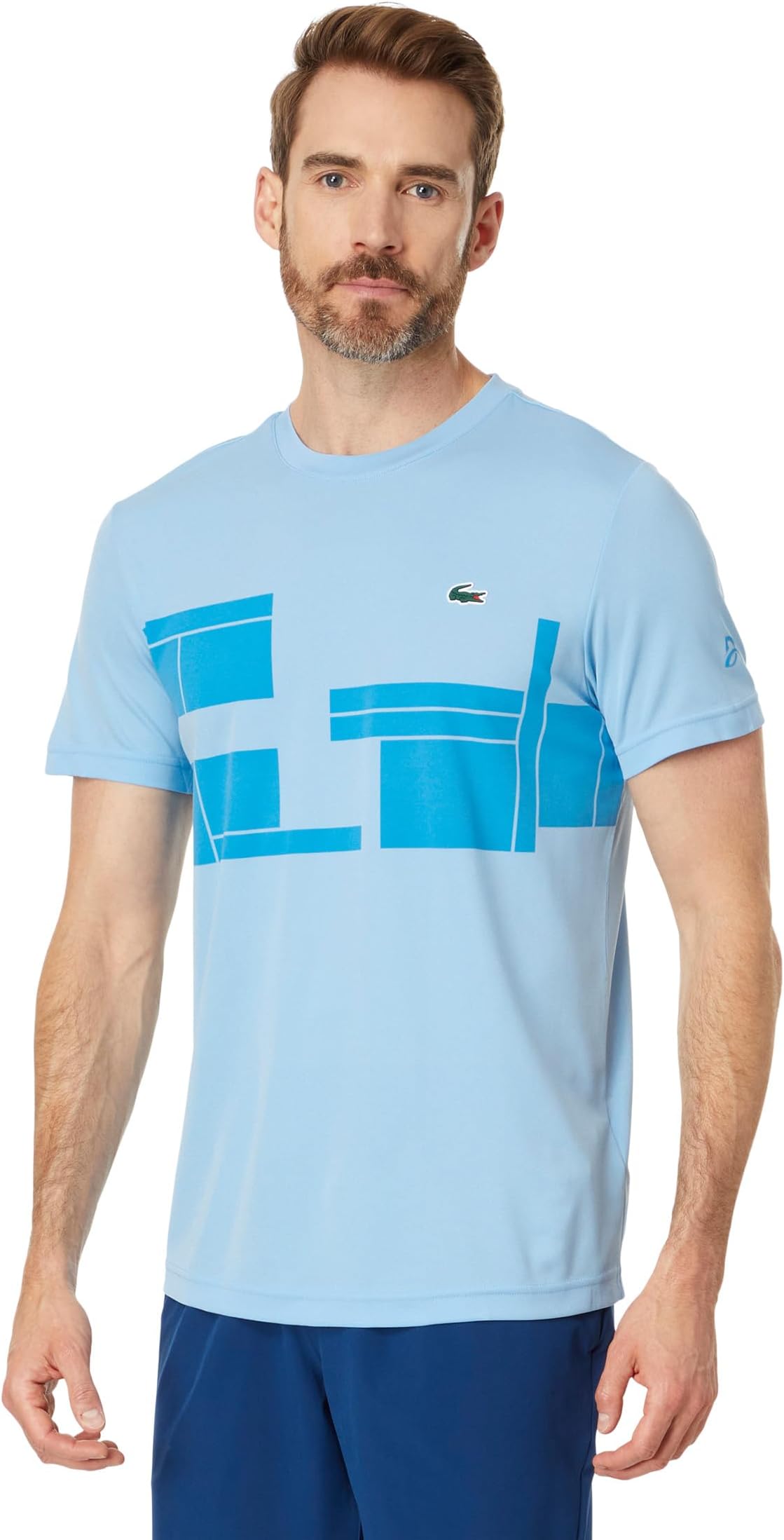 

Футболка Lacoste Lacoste Tennis x Novak Djokovic T-shirt, синий