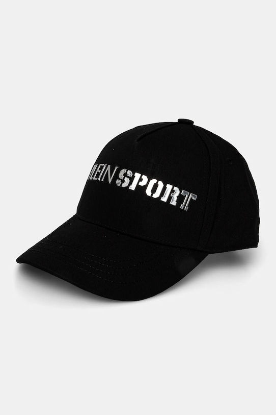 

Хлопковая бейсболка Plein Sport, черный