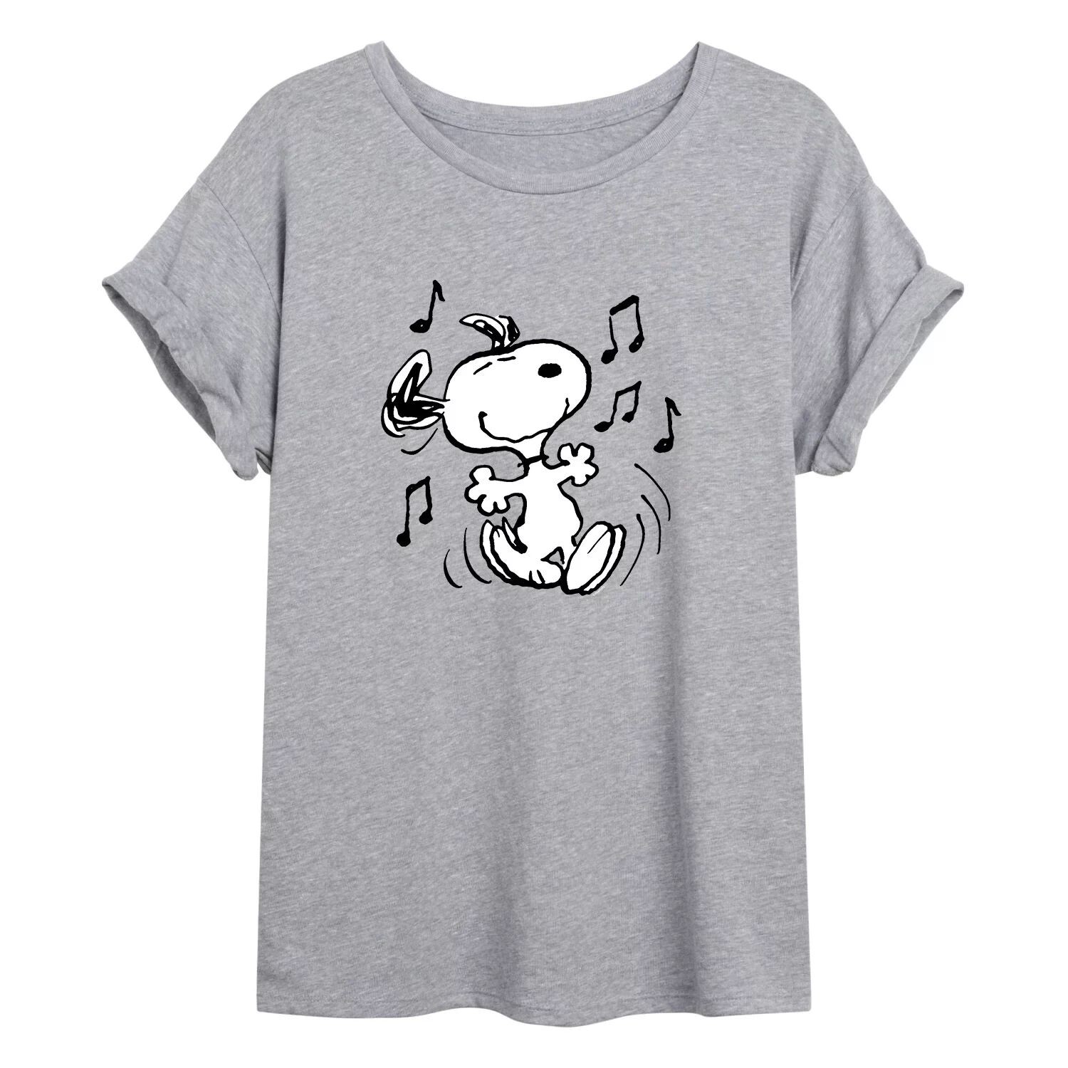 

Детская большая футболка Peanuts Snoopy Licensed Character, серый