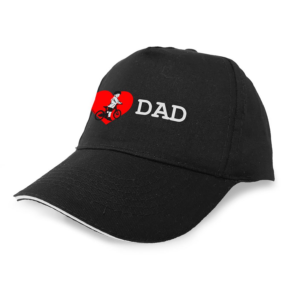 

Бейсболка Kruskis I Love Dad, черный