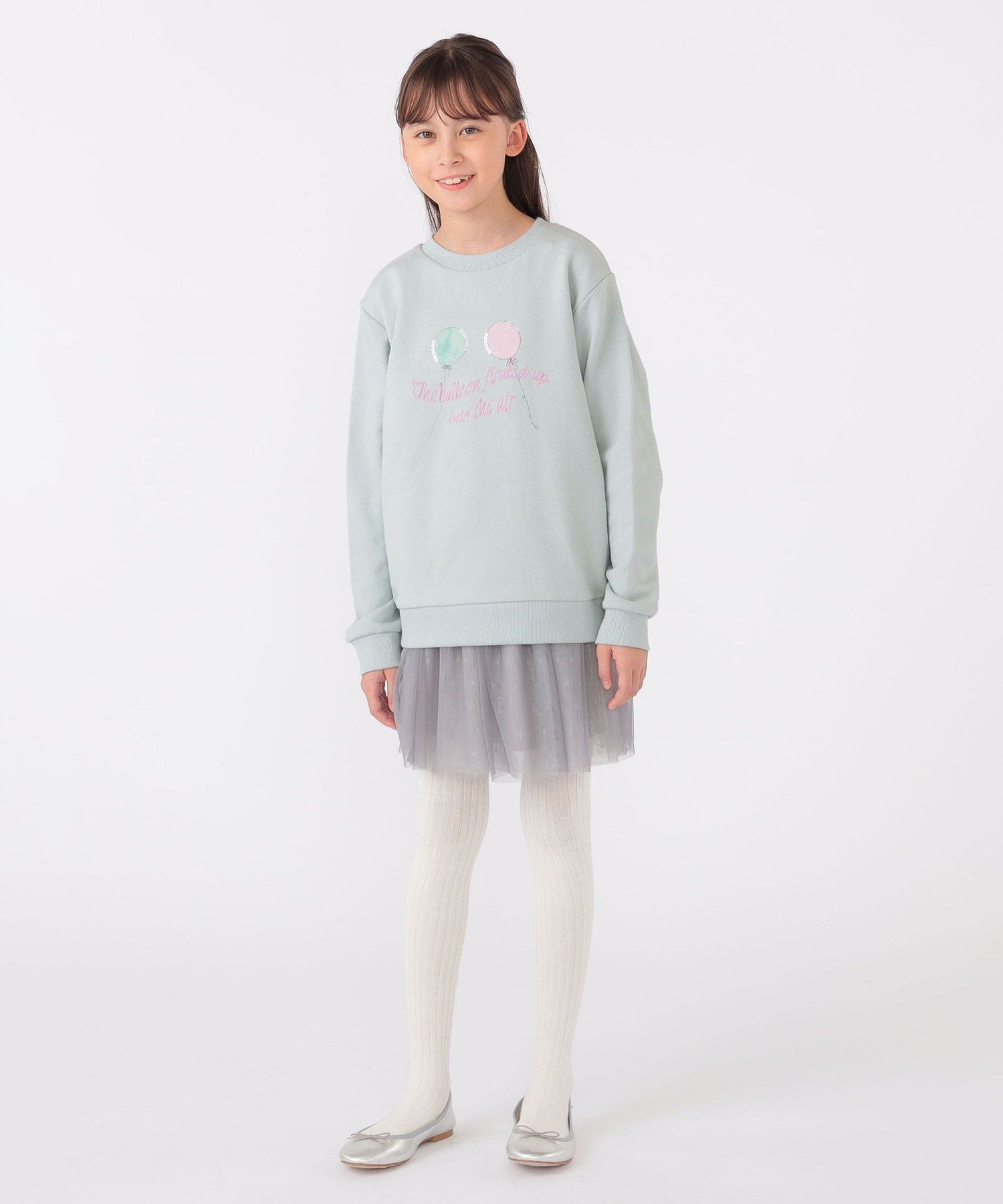 Детские шорты: 140~150 см / Толстовка с воздушным шаром SHIPS KIDS, Light blue — фото 4