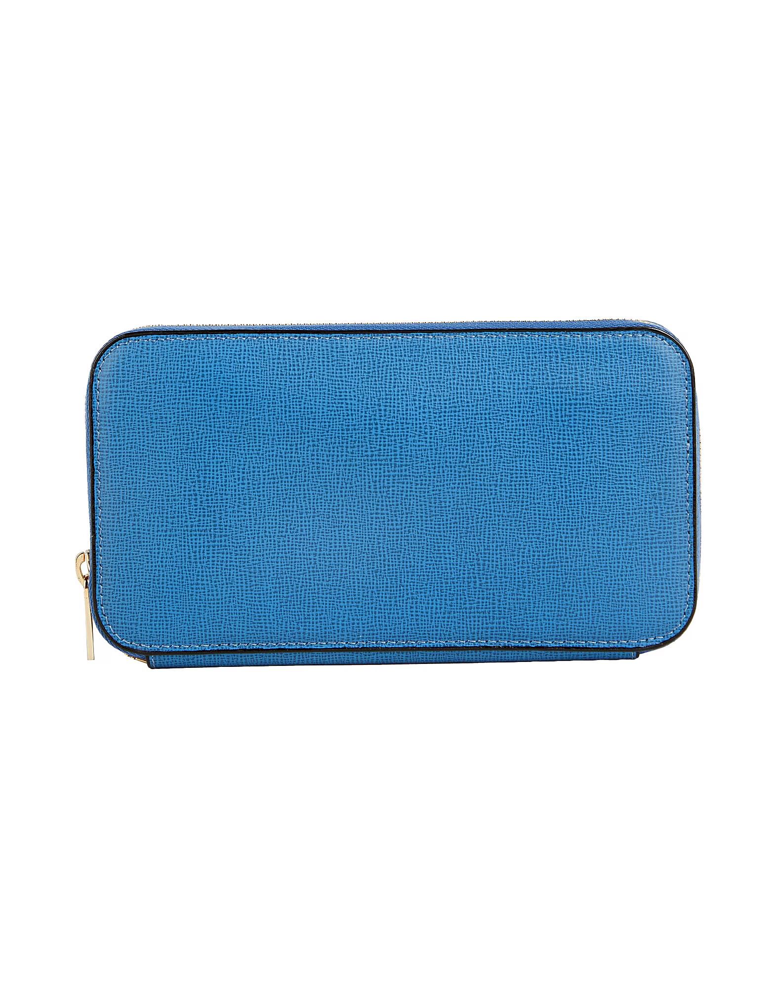 

Кошелек Valextra, лазурный