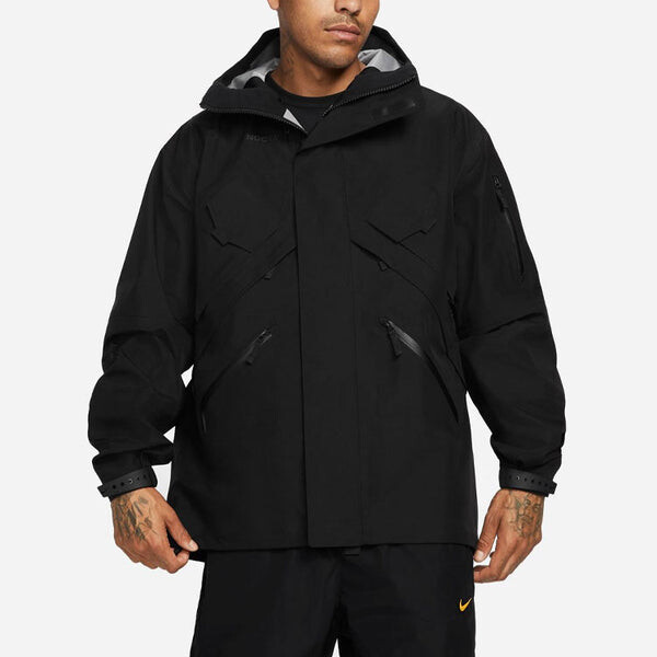 Куртка x nocta drake sports hooded jacket asia sizing 'black' Nike, черный — фото 4