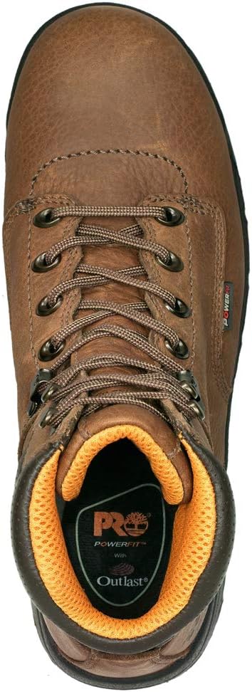 Мужские рабочие ботинки Timberland PRO Titan с металлическим носком, 6 дюймов, коричневый — фото 3