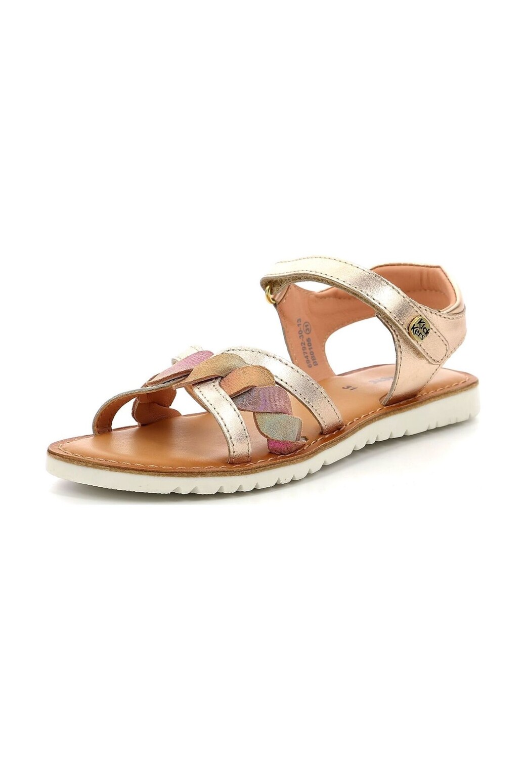 

Кожаные сандалии KicKers, цвет Rosegold