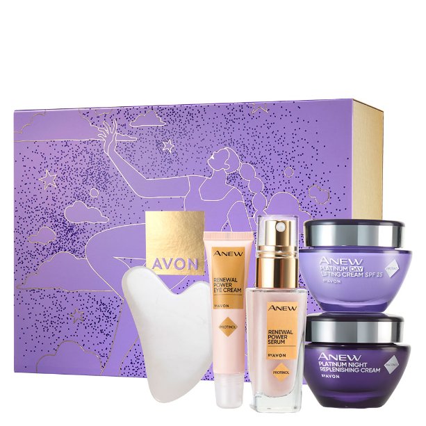 

Avon, Anew Protinol Power, набор косметики, 5 шт.