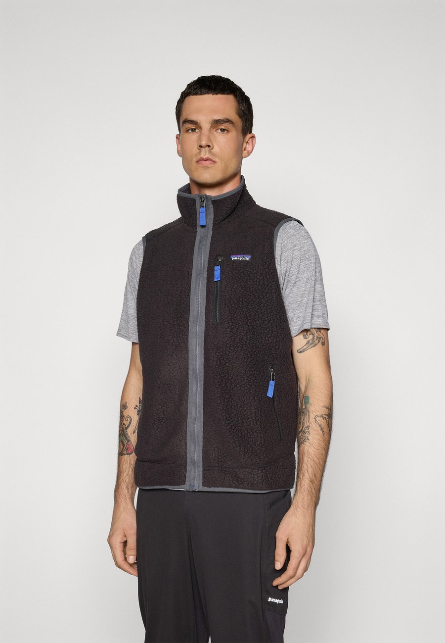 

Куртка Patagonia RETRO VEST, Black/Forge Grey/Black