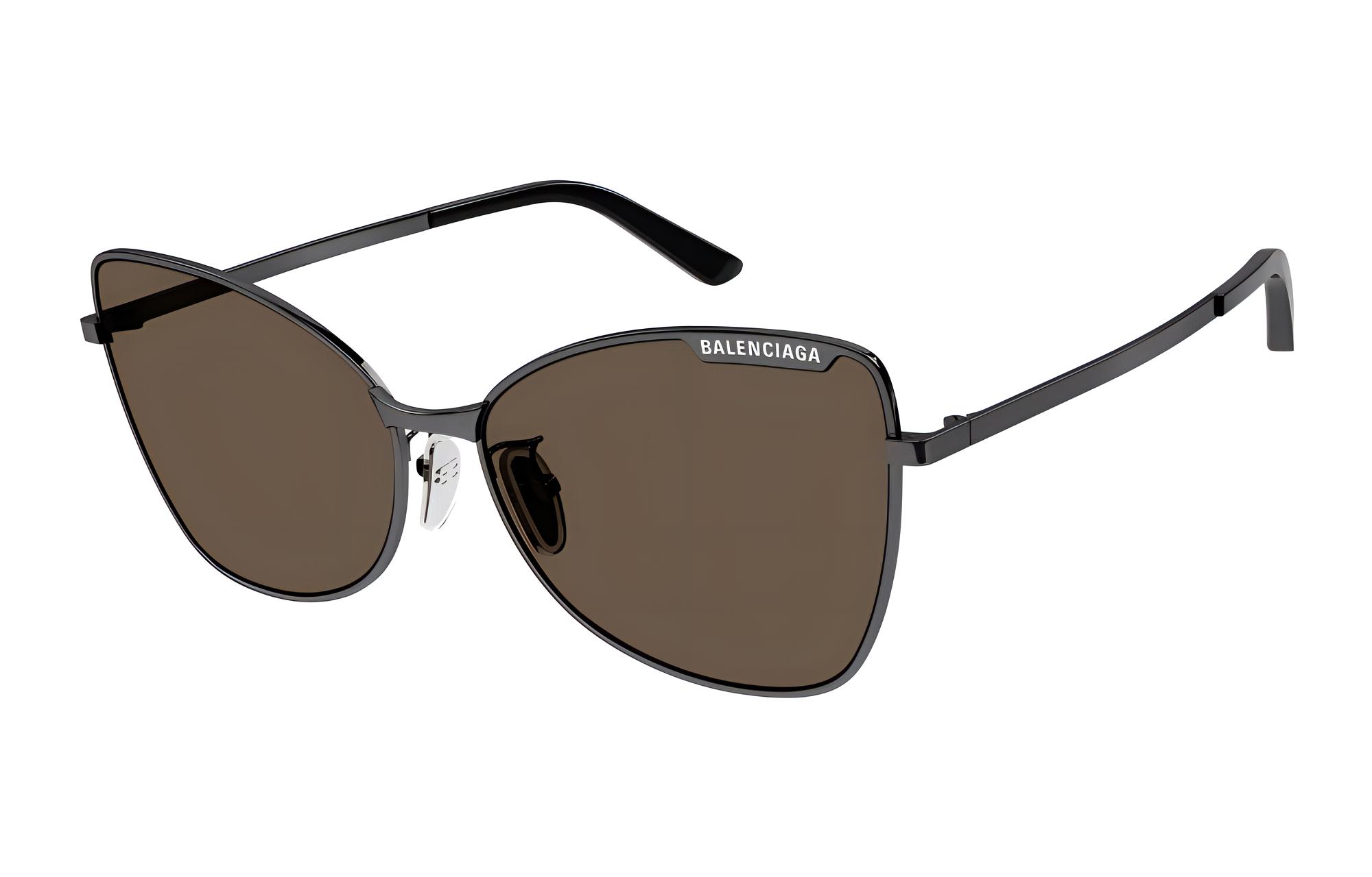 

Солнцезащитные очки Balenciaga "Cat eye" в коричневой оправе