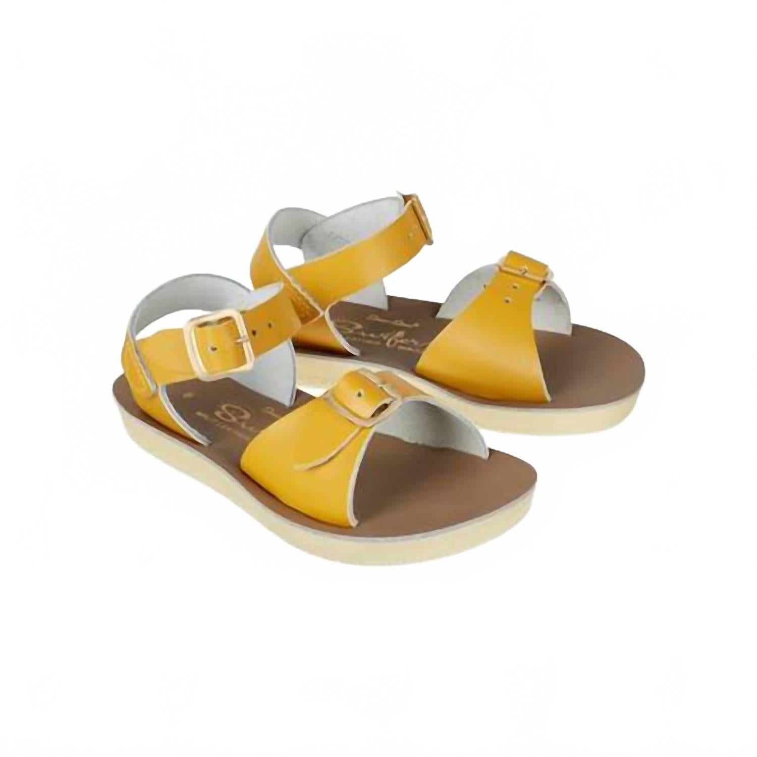 Детские сандалии Surfer в горчичном цвете Salt Water Sandals, Mustard — фото 3
