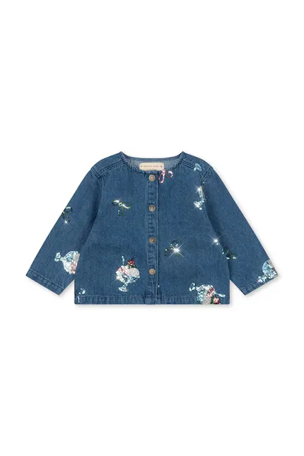 Куртка джинсовая MAGOT SEQUIN DENIM JACKET Konges Sløjd, синий — фото 2
