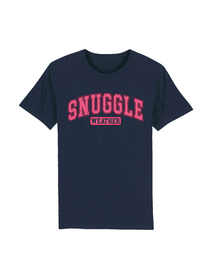 

Футболка F4NT4STIC T-Shirt Snuggle Weather Cozy Winter Holiday, цвет french navy